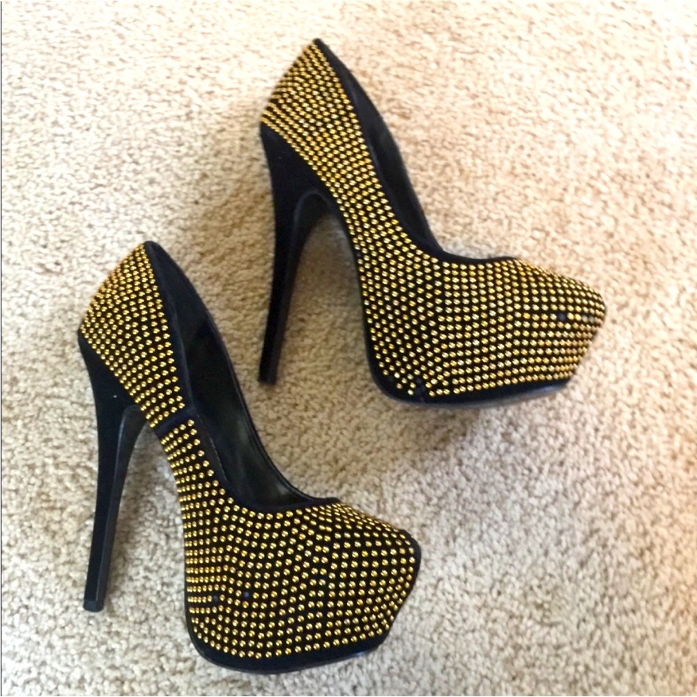 Posh Studded Heels